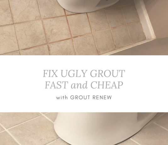 Get Rid Of UGLY Grout Without Ripping Up Your Tile Grout Renew | Update grout color | DIY Makeover