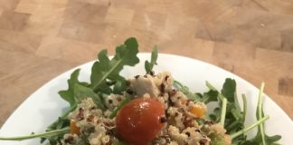 Tri-Color Quinoa Salad with Lemon Vinaigrette Tri-Color Quinoa Salad - Simple Recipes | Lemon Vinaigrette | arugula