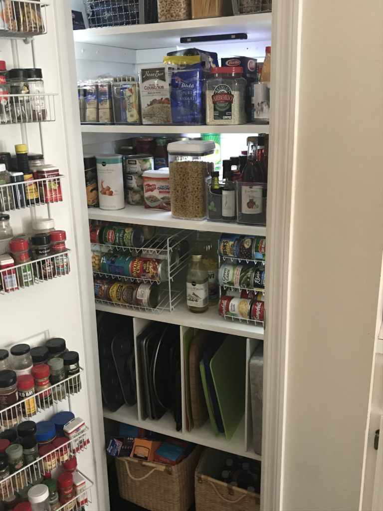 Organizing the Pantry with DIY Shelves and Storage Containers